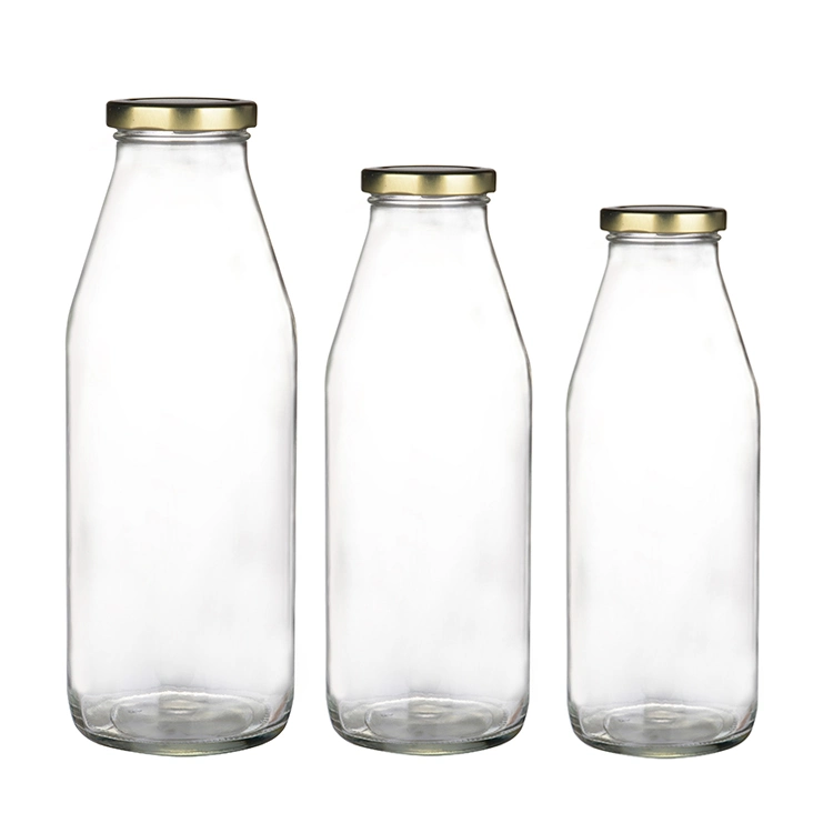 Upc Factory Supplier High Quality Large Big Mouth Juice 1000ml Glass Bottles