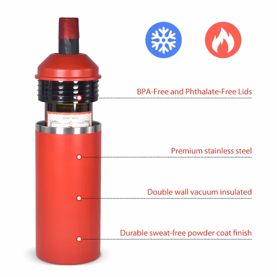 25オンスのワインボトル用ステンレス真空シャンパンボトル