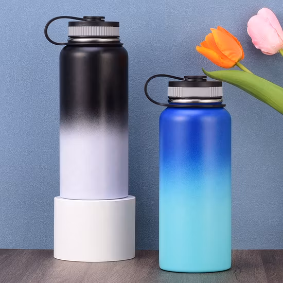 32オンス 304 二重壁真空断熱ステンレススチールスポーツウォーターボトル（OEM蓋付き）