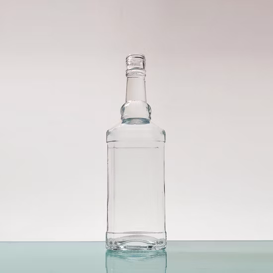 中国での高品質のウイスキー ガラス シルク スクリーン印刷のすりガラス アルコール ボトルの卸売