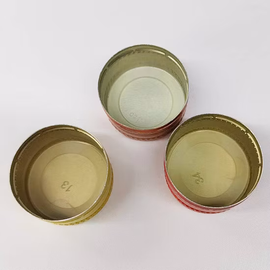 飲料ボトル用 28mm 不正開封防止アルミニウム Ropp キャップ